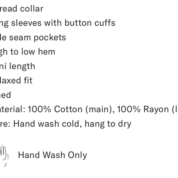 Pomander Place Harris Light Blue Button-Up Shirt Dress size 3X Spring Minimalist - Picture 10 of 10